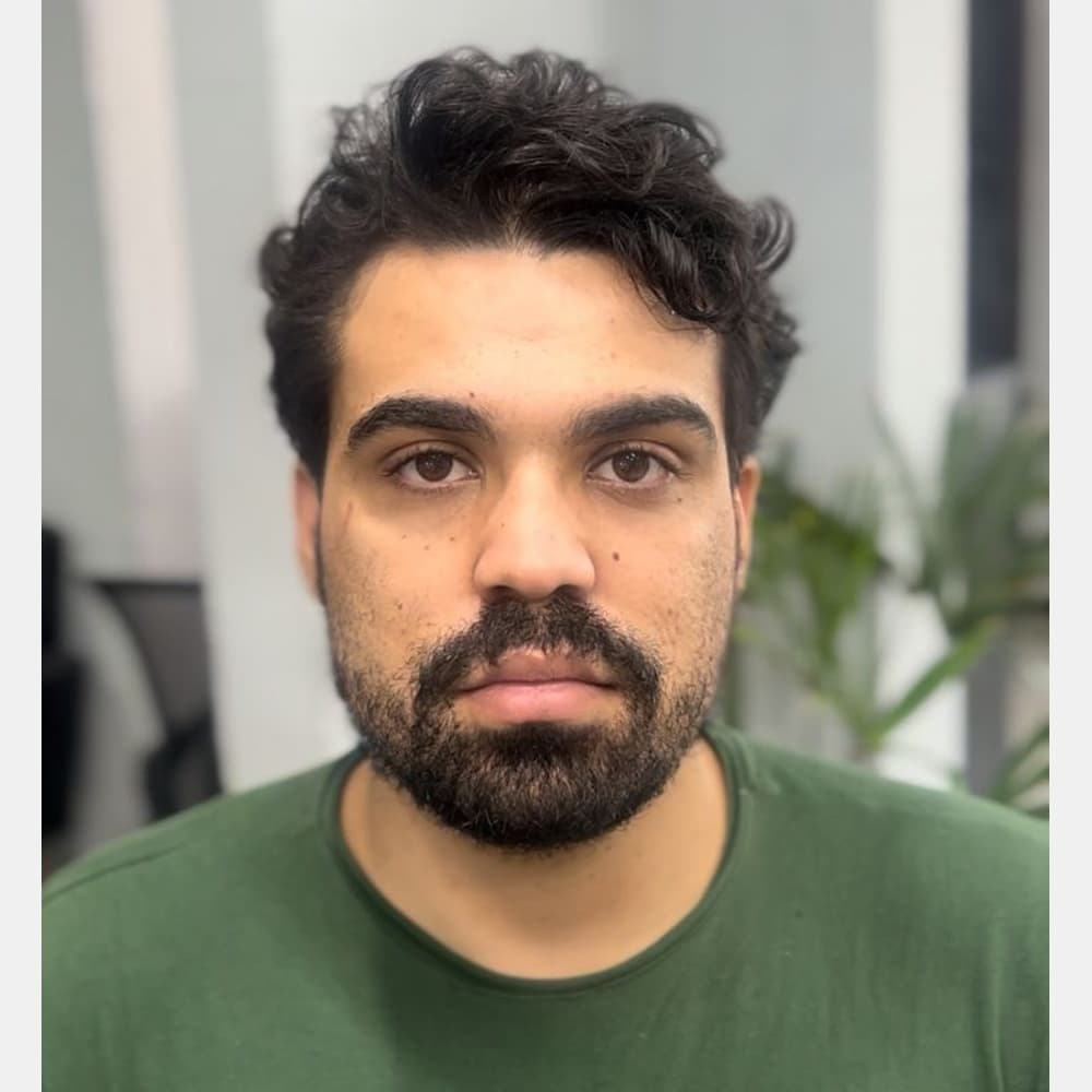 Transformação — corte com volume e acabamento — antes